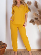 Load image into Gallery viewer, Women's Casual Solid Color Trouser Suit