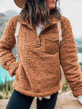Load image into Gallery viewer, Fall/Winter New Style Long-sleeved Lamb Wool Tops