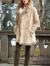 Load image into Gallery viewer, Fur Collar Hooded Women's Coats