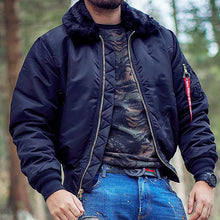 Load image into Gallery viewer, Solid Color Warm Bomber Jacket