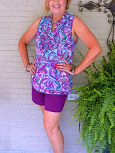 Load image into Gallery viewer, Vacation Print Sleeveless Breathable Women's Suit