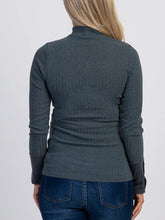 Load image into Gallery viewer, Cuff Stitching High Neck Knitted Maternity Tops