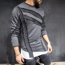 Load image into Gallery viewer, Off-White Stitching Fabric Mesh Men's T-shirts