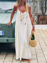Load image into Gallery viewer, Ladies Simple Suspender Dress