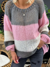 Load image into Gallery viewer, Casual Stitching Color Women's Sweater