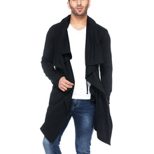 Load image into Gallery viewer, Drawstring Shrug Black Men's Cardigans