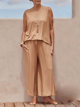 Load image into Gallery viewer, Cotton Vest Sleeveless And Loose Women's Suits