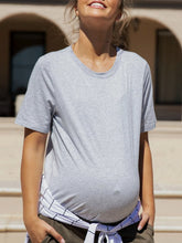 Load image into Gallery viewer, Maternity Wear Casual And Comfortable Solid Color Pure Cotton T-shirt