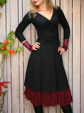 Load image into Gallery viewer, Black Lace Long Sleeves Cute Women's Suits