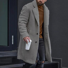 Load image into Gallery viewer, Men's Fashion Flip Collar Solid Color Winter Coats