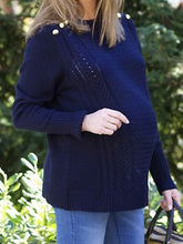 Load image into Gallery viewer, Casual Fashion Knitted Maternity Top