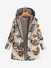 Load image into Gallery viewer, Women's Autumn and Winter Color Matching Printed Padded Coat