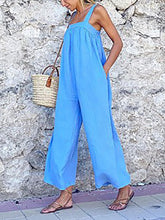 Load image into Gallery viewer, Casual Sling Solid Color Jumpsuit