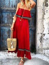 Load image into Gallery viewer, Fashion Temperament Strapless Waist Women's Dress