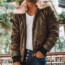 Load image into Gallery viewer, Fur Collar Warm Fashion Jacket
