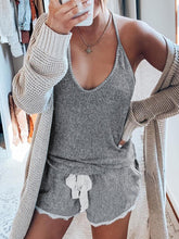 Load image into Gallery viewer, Knitted Sleeveless Breathable Home Women's Suit