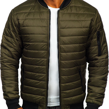 Load image into Gallery viewer, Casual Warm Round Neck Lightweight Men's Jacket
