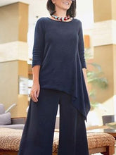 Load image into Gallery viewer, Women's Elegant Solid Color Loose Two-Piece Suit