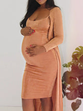 Load image into Gallery viewer, Sexy Slim Sleeveless Elastic Maternity Dress