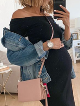 Load image into Gallery viewer, High Elastic Fashion All-Match Maternity Dress