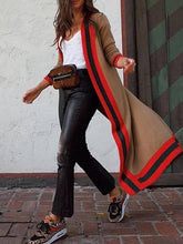 Load image into Gallery viewer, Colorblock Knitted Casual Coat Jacket