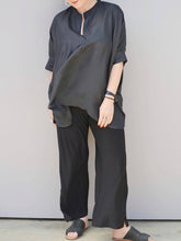 Load image into Gallery viewer, Round Neck Casual Fashion Suit