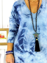 Load image into Gallery viewer, Tie-dye Printed Long-sleeved Women Tops