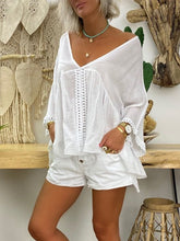 Load image into Gallery viewer, Women's Solid Color Cotton Tulle Casual Suit