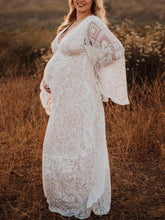 Load image into Gallery viewer, Sexy Long Photography Gown Lace Dress For Pregnant Women