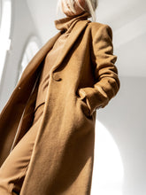 Load image into Gallery viewer, Long Brown Trench Coat Women's Coats