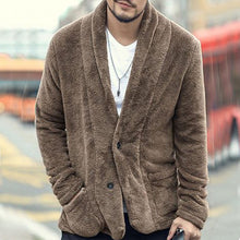 Load image into Gallery viewer, Men's Fashion Lamb Wool Pocket Coat