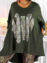 Load image into Gallery viewer, Casual Loose Leopard Print Ladies T-shirt