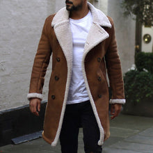 Load image into Gallery viewer, Fashion Lapel Shearling Men's Coat