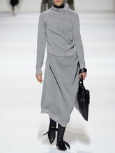 Load image into Gallery viewer, Pure Color Autumn Winter Long Sleeves Women's Suits