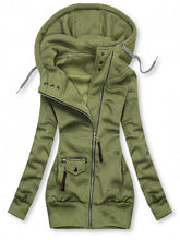 Load image into Gallery viewer, Casual Zipper Hooded Ladies Hiking Coat