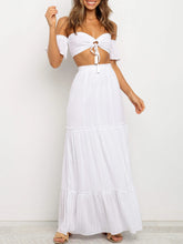 Load image into Gallery viewer, Tube Top Sexy Exposed Belly Women's Suit