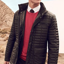 Load image into Gallery viewer, Business Stand Collar Casual Men's Cotton Coat