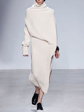 Load image into Gallery viewer, Casual Loose Long Sweater Women's Knit Dress