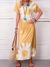 Load image into Gallery viewer, Sunflower Print Everyday Daisy Women's Casual Dress