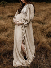 Load image into Gallery viewer, Sexy Long Tulle Photography Dress for Pregnant Women