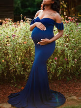 Load image into Gallery viewer, Maternity Gown Dress Chiffon Dress Photography