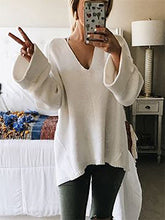 Load image into Gallery viewer, Autumn Casual Knitted V-neck Top