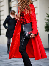 Load image into Gallery viewer, Women's Autumn and Winter Long Temperament Woolen Coat