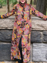 Load image into Gallery viewer, Casual Printing Color Matching Palace Women's Coat