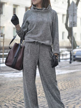 Load image into Gallery viewer, Fashion Loose Long-Sleeved Top and Trousers Women's Suit