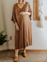Load image into Gallery viewer, Casual Loose Cotton Pregnancy Dress