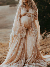Load image into Gallery viewer, Sexy Long Tulle Photography Dress for Pregnant Women