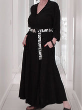 Load image into Gallery viewer, Fashion Casual V-neck Belt Long Skirt