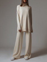 Load image into Gallery viewer, High Neck Knit Loose Women's Suits