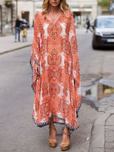 Load image into Gallery viewer, Chiffon Loose Plus Size Holiday Women's Dress